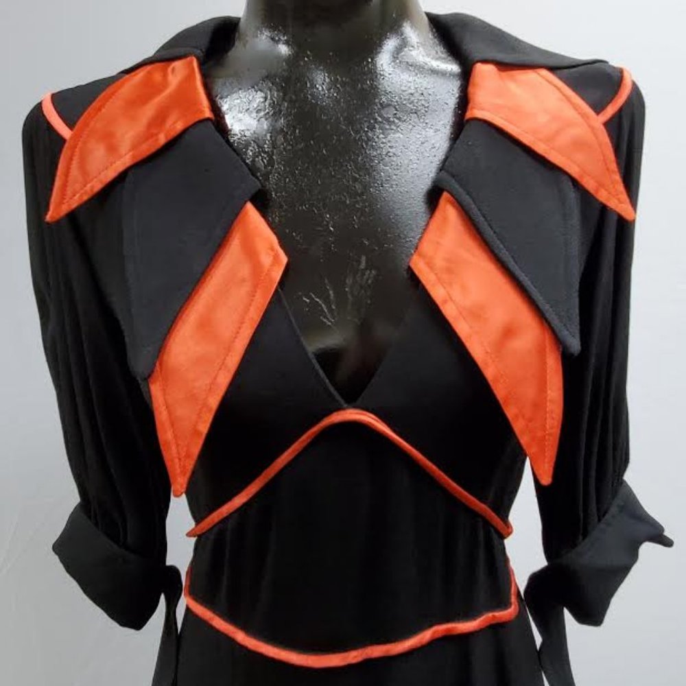 Original London Ossie Clark 1960s Wrap Dress